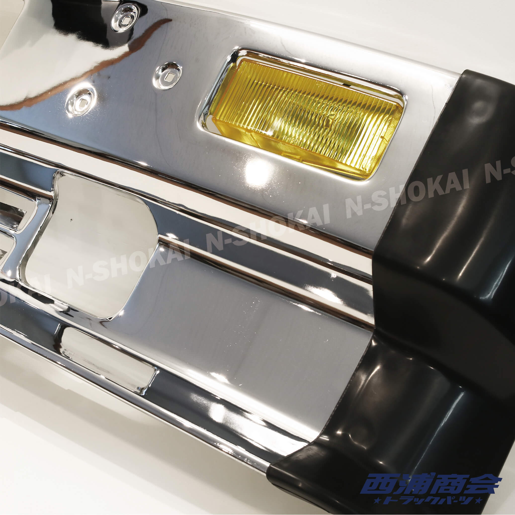 三菱 ふそう 純正 ザ・グレート 当時物 メッキ フロントバンパー R4-5 